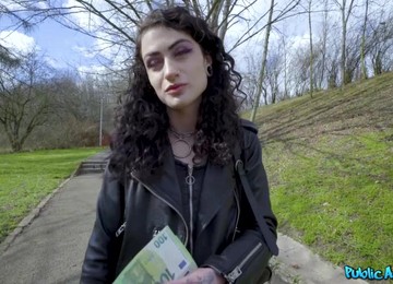 Hard Fuck With Skinny Tattooed Bitch Lydia Black