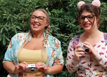 British Reality Fuck: Stroking The Guard's Post Danny D & Busty Brunette PAWG Sofia Lee