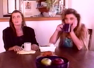 Lovely Brunette Hottie On The Couch Teases And Seduces A Black Man