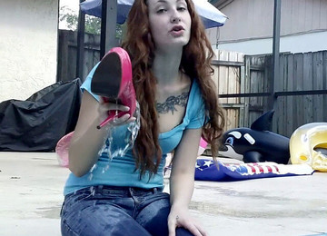 Wetlook Jeans, Recent, Swimming Pool