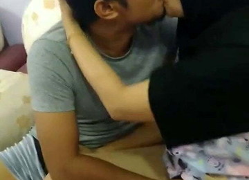 Indo Hijabi Double-Team