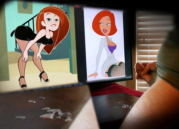 Cumming To Kim Possible And Mom Anne Possible