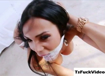 Huge TiT Girl Latina Tgirl Hottie Juliana Soares Blows