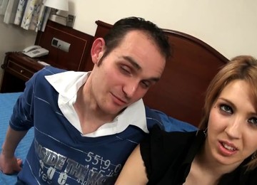 Pamela Takes Off Her Clothes For A Fortunate Stallion