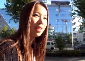 Hot Ass Japanese Babe With Long Hair Gives Head And Gets Dicked