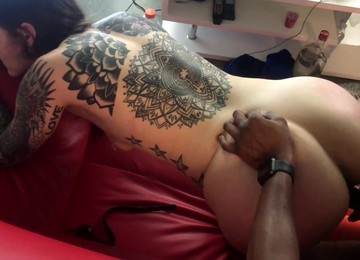 6-4-19 Pandas After Dark Elle Gagged For A Second Creampie