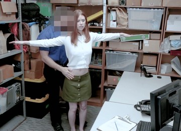 Shoplifting Gal Pepper Hart Gets Her Wet Pussy And Deep Throat Banged In The Back Room