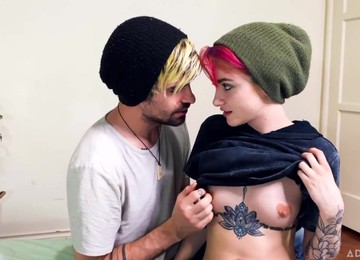 Tomboy Lola Fae Gets Her Pussy Rammed And Creampied For The First Time