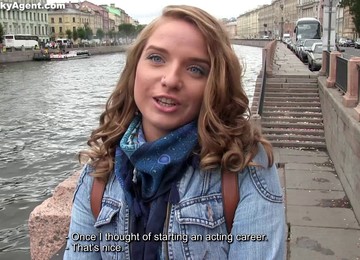 Sleazy Agent Wants To See How His Teen Client Can Handle A Cock