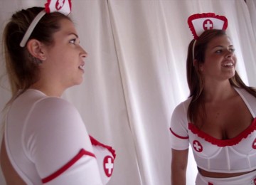 Two Hot Nurses Get Out The Strapon And Fuck Their Horny Patient