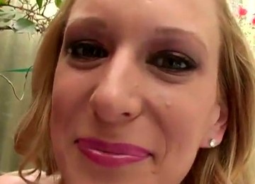 Two Busty Blondes Suck And Ride A BBC And Swap The Jizz