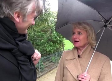 Alluring French GILF Crazy Adult Scene