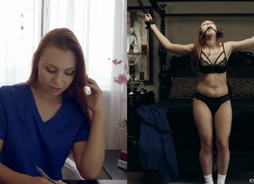 Hot Babe Ornella Morgan BDSM Fantasies