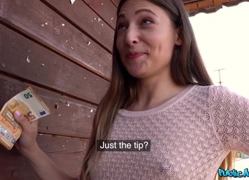 Sweet Brunette Talia Mint Gets Her Tight Pussy Railed