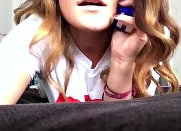 Stepsister Panties Makes My Cock Hard While Yelling At Me