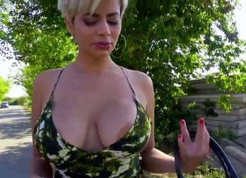 Money, A Sexy MILF And Public Sex