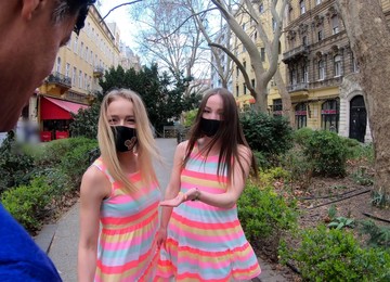 Aroused Girls Agree To Follow This Man To His Hotel Room