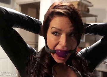 Ballgagged, Pov Femdom Bound Gagged, Latex