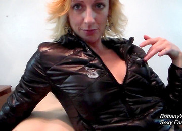 Leather, Handjob Cum