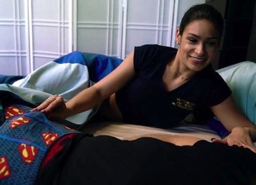 The Nurse Went Into The Bedroom, The Son And Woke Him Up With A Blowjo...