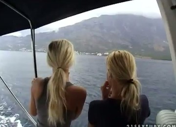 Fisting Action With Hot Blonds Sophie And Sandy