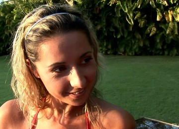 Daria Glower And Katrin Wolf Have A Blast During A Beach Threesome