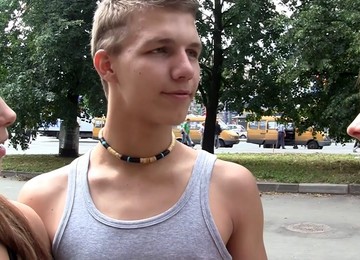 Grace & Madelyn In Two Hot Pick Up Girls Having Hard Sex With A Guy