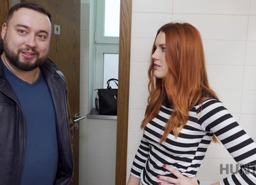 HUNT4K. Belle With Red Hair Nailed By Stranger