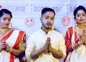 Two Indian Busty Girl Share One Small Dick - South Asian Threesome