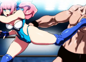 Fighting Game, Gái Xinh Cute Anime, Girl Fart Animation Game