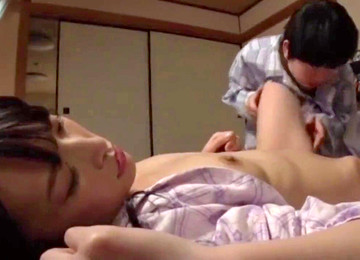 Tired Japanese MILF Gets Fucked By Her Step-son