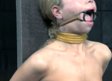 Perverted Master Fucks Tied Up Chick With Her Pink Panties