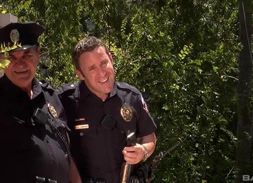 Outdoor Fun With The Cops For A Horny Wife