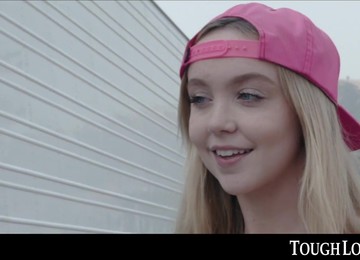 Young Blonde Lot Lizard Nikole Nash Meets Karl Tough Love - Charles Dera