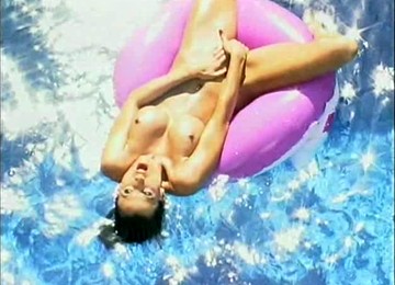 Poolside Relaxation Quickly Turns Into The Wild Cock Riding Session