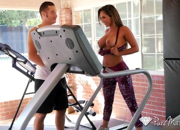 Sport Milf Reena Sky Gets Intimate With Her Handsome Fitness Instructor