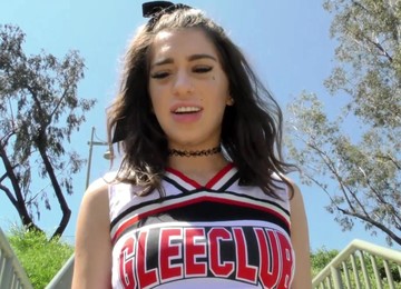 Brunette Hottie Joseline Kelly Moans While Bouncing On A Dick