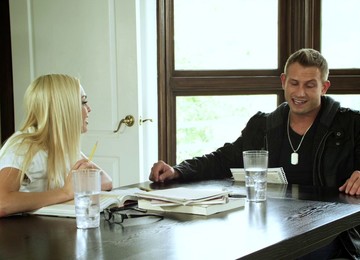 Accepting Blonde With Fake Tits Getting Facial Cumshot After Being Drilled Hardcore On Bed