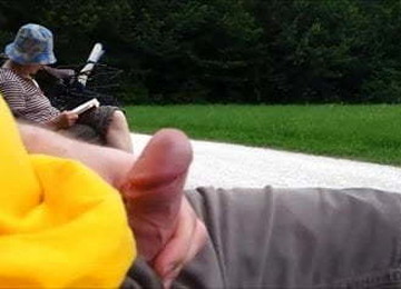 Flashing Dick To Granny In The Park