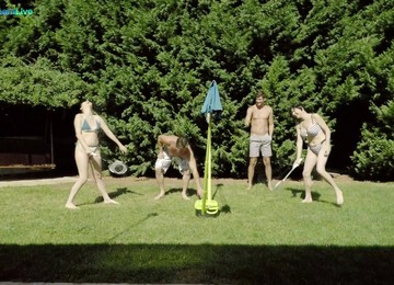 Hot Foursome Ends With Facials For Antonia Sainz And Damaris X