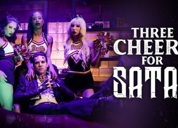 Kira Noir & Kenzie Reeves & Jane Wilde & Small Hands In Three Cheers For Satan - Kenzie, Jane, Kira, Small Hands - BurningAngel