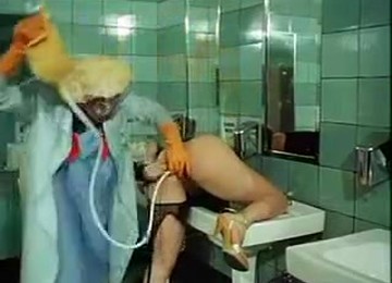 Retro Bathroom Enema