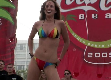 Bikini Contest With Hot Ass Bitches