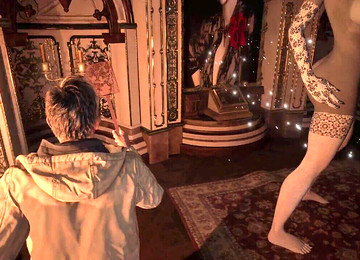 Resident Evil Village, Lady Dimitrescue, Animated Spanking