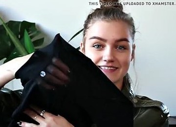 Astrid Olsen Danish Youtuber Wearing Vinyl