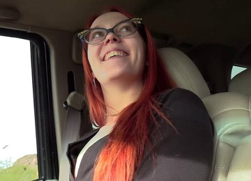 Nasty Redhead Nora Covered In Jizz After A Sex Session