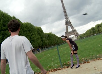 Filthy Whore Fucked On A National Monument Outdoors