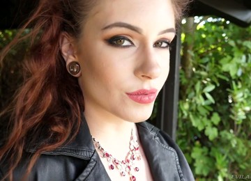 Red Haired Slut Anna De Ville Is Fucked By Several Horny And Well Endowed Studs