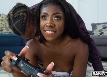 Huge Black Nipples And Petite Ass Of Anne Amari Need To Be Rammed Hard