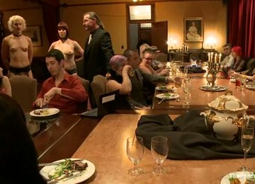 Tied Up Brunette Gets Her Pussy Toyed And Licked